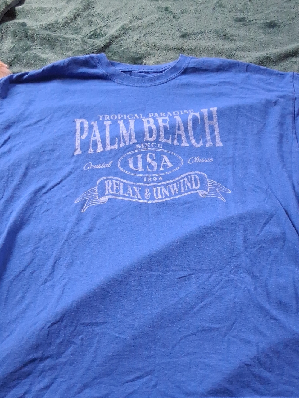 USA Men's Relax & Unwind Graphic T-Shirt - Blue